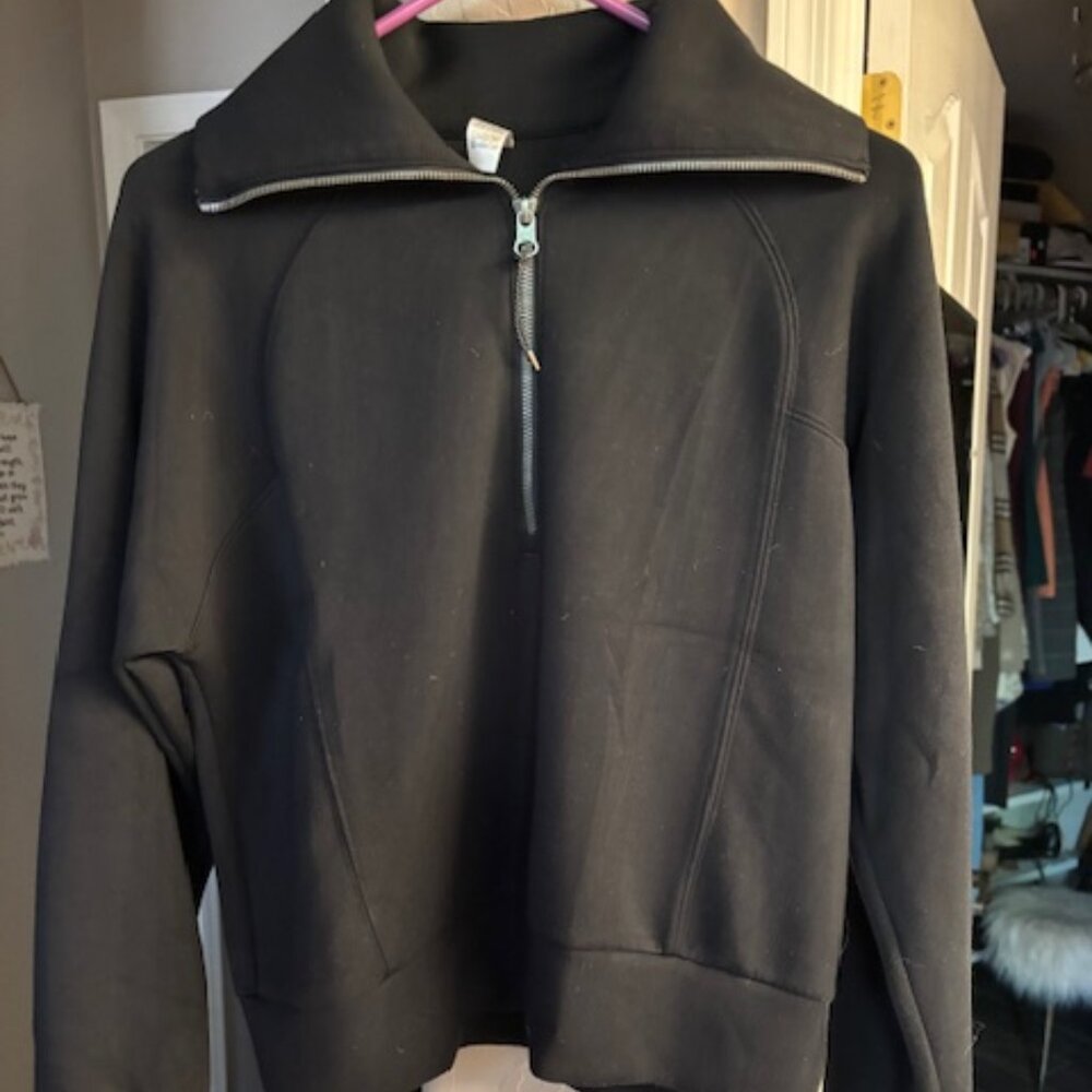 Spanx Black half zip pullover, long sleeve, Size Small - Picture 4 of 4